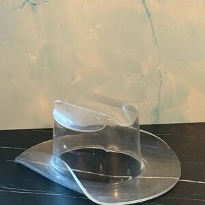 Clear Acrylic Cowboy Hat
